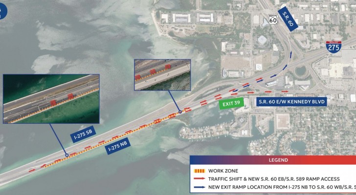 New Northbound I-275 Exit 39 Traffic Pattern Begins August 10
